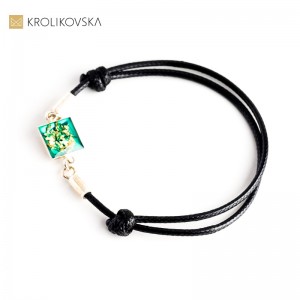 Bransoletka z dmuchawcami i srebra – elegancja w naturalnym stylu