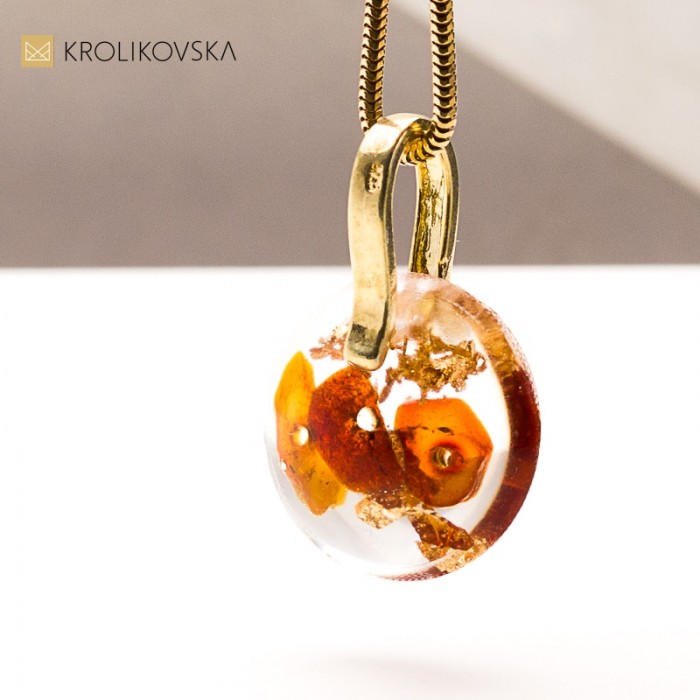 Ekskluzywny naszyjnik z bursztynem – limitowana edycja handmade.