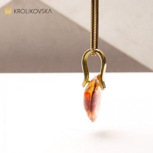 Ekskluzywny naszyjnik z bursztynem – limitowana edycja handmade.