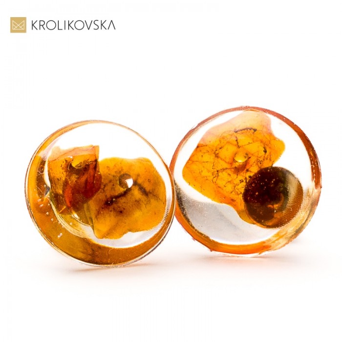 Nowoczesne kolczyki, biżuteria artystyczna.