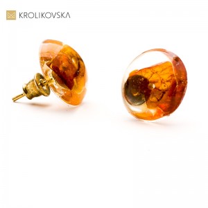 Nowoczesne kolczyki, biżuteria artystyczna.