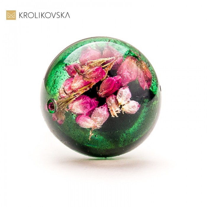 Pierścionek artystyczny z żywicy – prezent na Dzień Kobiet.