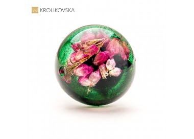 Naszyjnik artystyczny z żywicy – prezent na Dzień Kobiet.