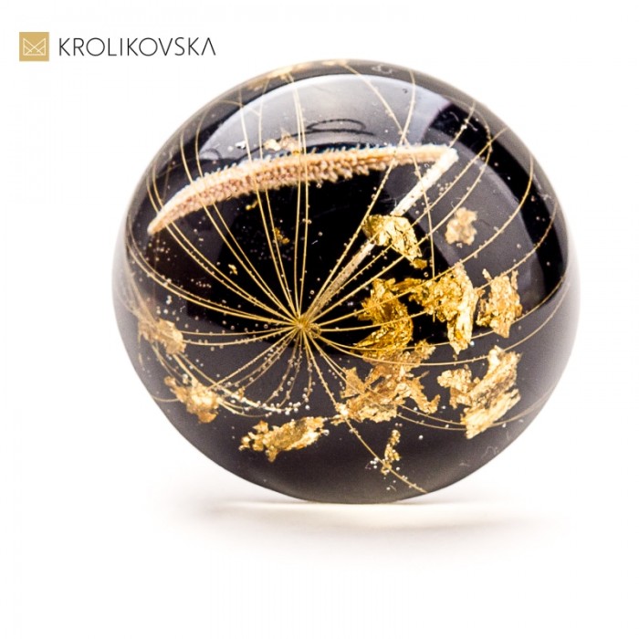 Pierścionek artystyczny handmade – prezent dla kobiety, która kocha naturę