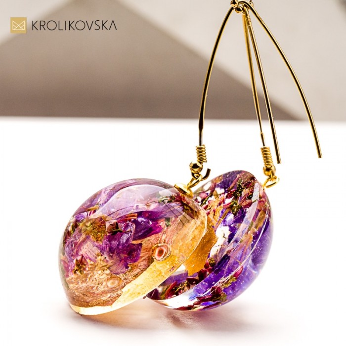 Biżuteria z żywicy handmade – naturalny prezent pod choinkę.