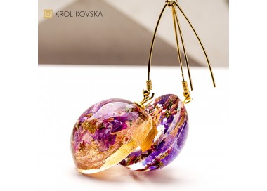 Biżuteria z żywicy handmade – naturalny prezent pod choinkę.