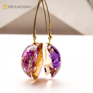 Biżuteria z żywicy handmade – naturalny prezent pod choinkę.
