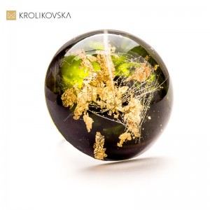 Zielony pierścionek – elegancki prezent pod choinkę.1