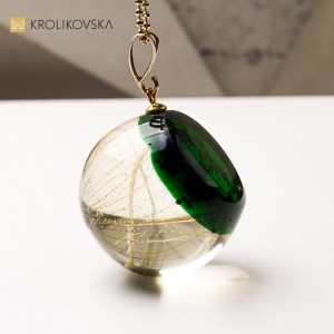 Biżuteria na święta prezent dla niej – elegancki naszyjnik inspirowany naturą.