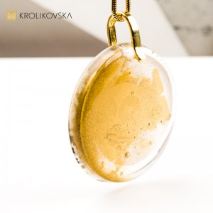 Naszyjnik z Miniaturą Obrazu – biżuteria handmade z autorską grafiką