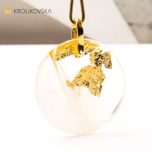 Naszyjnik Artystyczny ze Złotem – limitowana edycja1