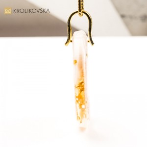 Naszyjnik Obraz w Żywicy – Biżuteria Artystyczna Handmade