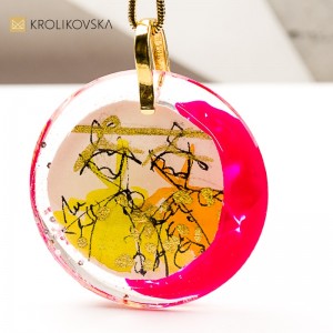 Naszyjnik Miniatura Obrazu – Biżuteria Autorska