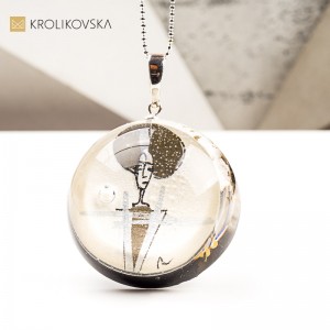 Naszyjnik z Autorską Ilustracją – Biżuteria Premium Handmade