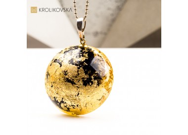 Naszyjnik pół kula  prezent dla żony handmade