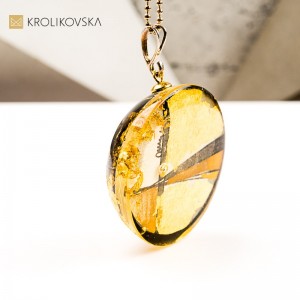 Naszyjnik pół kula  prezent dla żony handmade