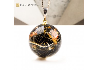 Naszyjnik kula z prezent z duszą handmade