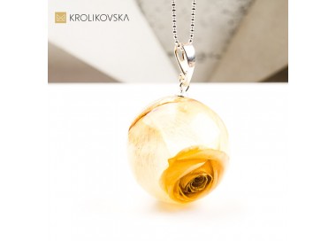 Naszyjnik kula, symbol spokoju prezent bożonarodzeniowy