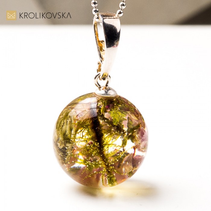 Naszyjnik z wrzosem– luksusowy prezent dla niej