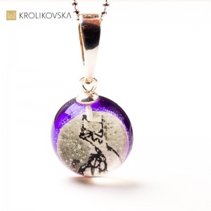 Unikatowy naszyjnik artystyczny – świąteczny upominek handmade