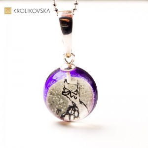 Unikatowy naszyjnik artystyczny – świąteczny upominek handmade