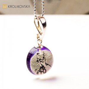 Unikatowy naszyjnik artystyczny – świąteczny upominek handmade