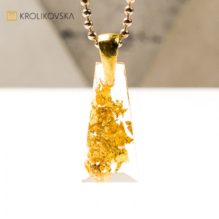 Artystyczny naszyjnik geometryczny, idealny prezent na święta