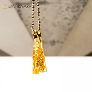 Artystyczny naszyjnik geometryczny, idealny prezent na święta