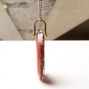 Biżuteria z żywicy handmade, prezent dla przyjaciółki.