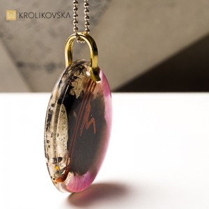 Biżuteria z żywicy handmade, prezent dla przyjaciółki.
