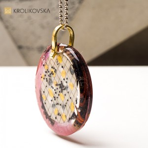 Biżuteria z żywicy handmade, prezent dla przyjaciółki.