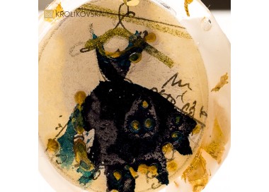 Naszyjnik artystyczny handmade, ponadczasowy design.