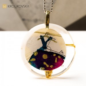 Naszyjnik artystyczny, biżuteria z emocjami.