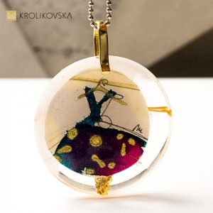 Naszyjnik artystyczny, biżuteria z emocjami.