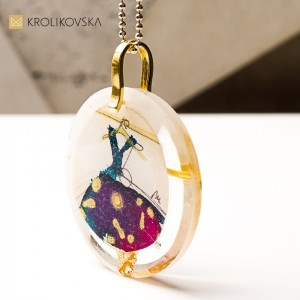 Naszyjnik artystyczny, biżuteria z emocjami.