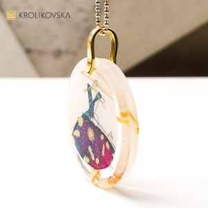 Naszyjnik artystyczny, biżuteria z emocjami.