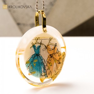 Artystyczny naszyjnik, dla duszy wrażliwej na piękno.