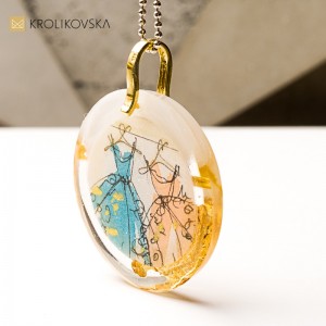 Artystyczny naszyjnik, dla duszy wrażliwej na piękno.