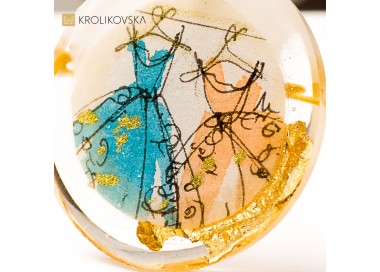 Artystyczny naszyjnik, dla duszy wrażliwej na piękno.