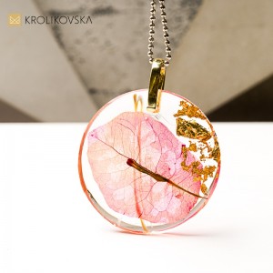 Naszyjnik z żywicy ,jedyny egzemplarz.