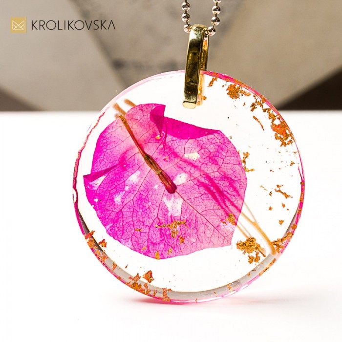 Unikatowy naszyjnik handmade, obraz inspirowany emocjami.