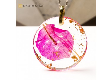 Unikatowy naszyjnik handmade, obraz inspirowany emocjami.