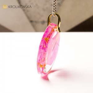 Unikatowy naszyjnik handmade, obraz inspirowany emocjami.