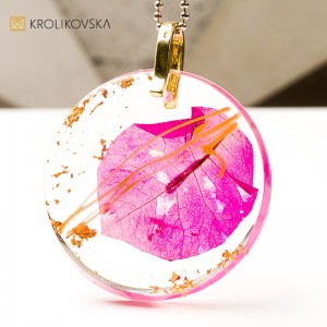 Unikatowy naszyjnik handmade, obraz inspirowany emocjami.