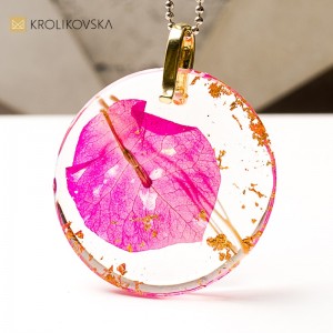 Unikatowy naszyjnik handmade, obraz inspirowany emocjami.