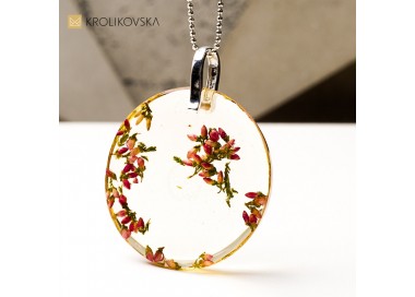 Biżuteria z grafiką, inspiracje naturą w żywicy.