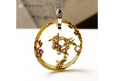 Biżuteria handmade, wyjątkowy prezent z kwiatami.