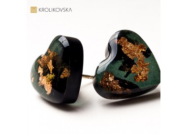 Kolczyki do uszu artystyczne elegancka biżuteria dla niej.