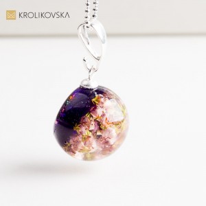 Autorski naszyjnik zaprojektowany i wykonany przez Marzenę Królikowską.
