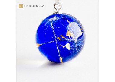 Naszyjnik z dmuchawcem na prezent dla niej.
